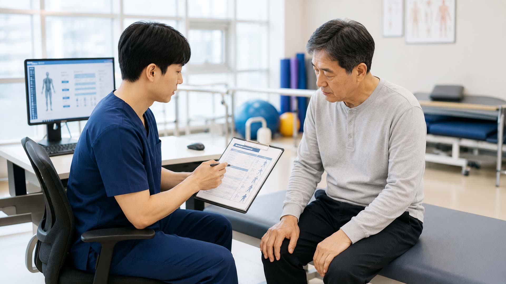 뇌졸중 재활 대상 상담