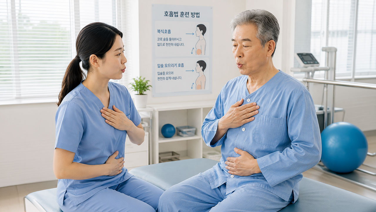 호흡법 훈련